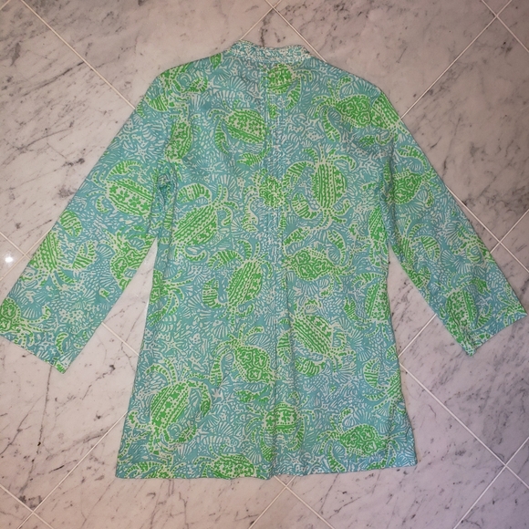 Lilly Pulitzer Sarasota Tunic~Get Crackin~Size S - Picture 3 of 8